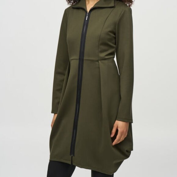 Joseph Ribkoff Stand Collar Jacket in Olive - Picture 3 of 3